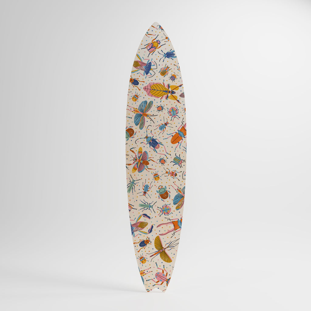 COLORFUL INSECTS Deko-Surfboard