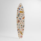 COLORFUL INSECTS Deko-Surfboard