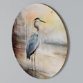 HERON DAYDREAM Rundes Wandbild