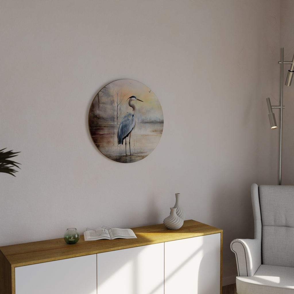 HERON DAYDREAM Runde Wandkunst