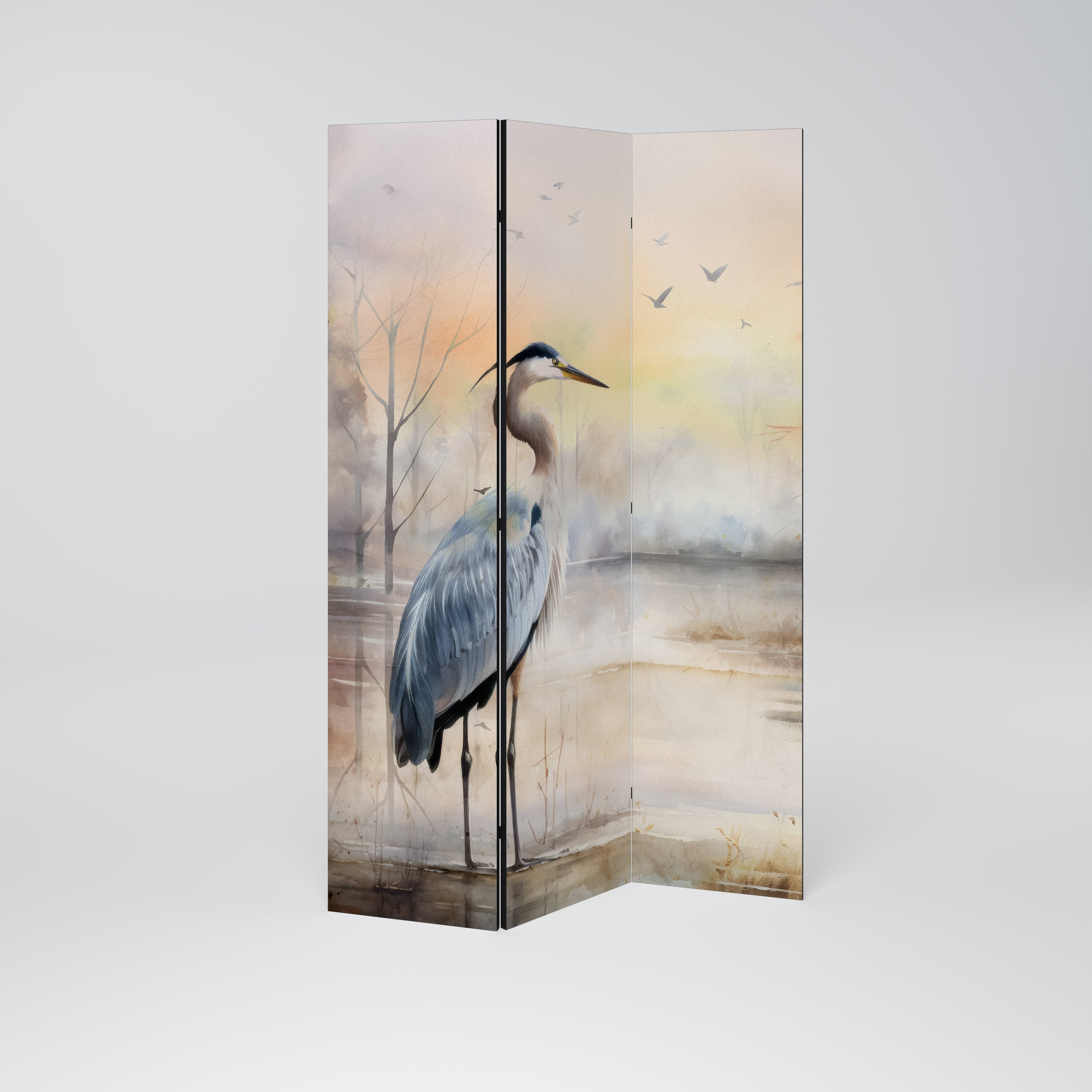 HERON DAYDREAM Dekorativer 3-teiliger Raumteiler