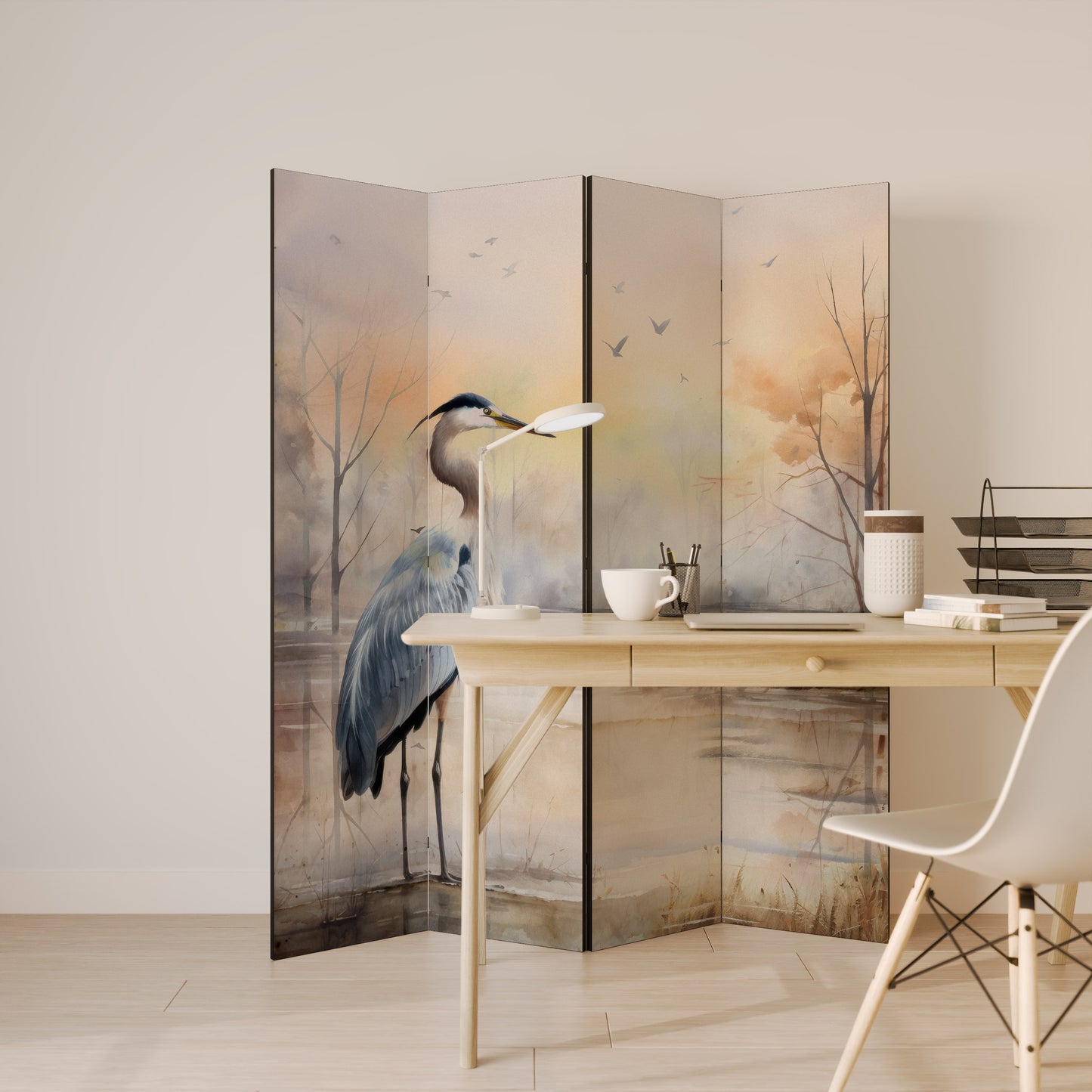 HERON DAYDREAM 4-teiliger Paravent