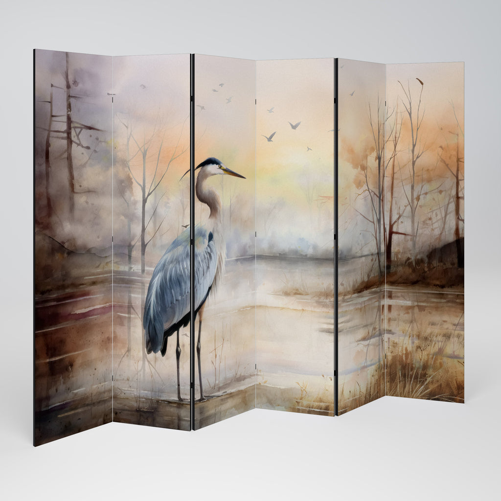 HERON DAYDREAM Dekorativer 6-teiliger Raumteiler
