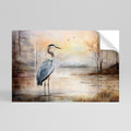 HERON DAYDREAM Selbstklebendes Horizontal-Poster