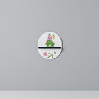 GARDEN INHABITANTS Ovales Kunstregal in Schwarz