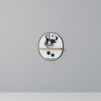 LABRADOR DOG Ovales Kunstregal in Eiche-Optik