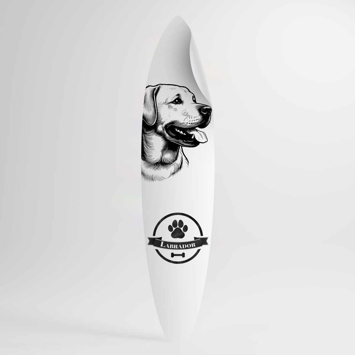 LABRADOR DOG Surfboard-Wandsticker