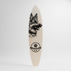 WHITE SHEPHERD DOG Surfboard Decorative Panel