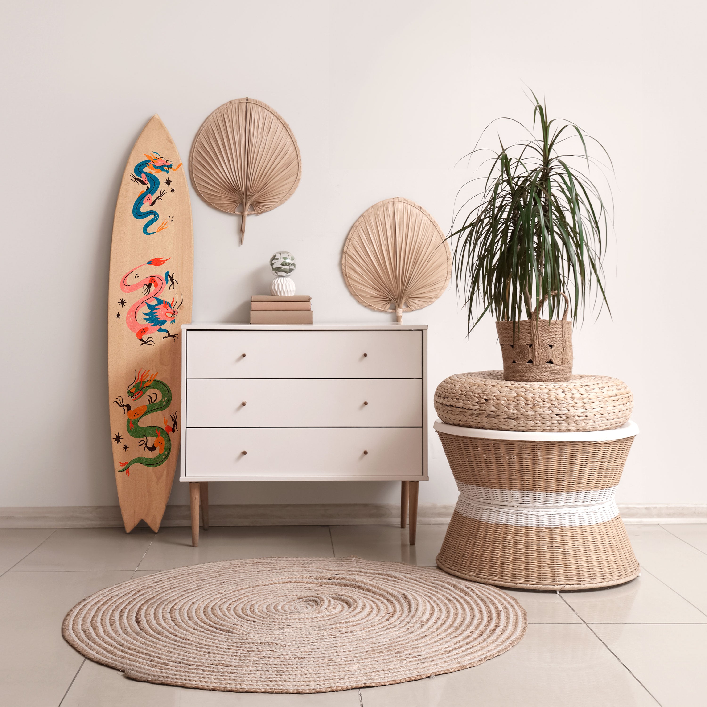 MYTHOLOGICAL CREATURES Deko-Surfboard
