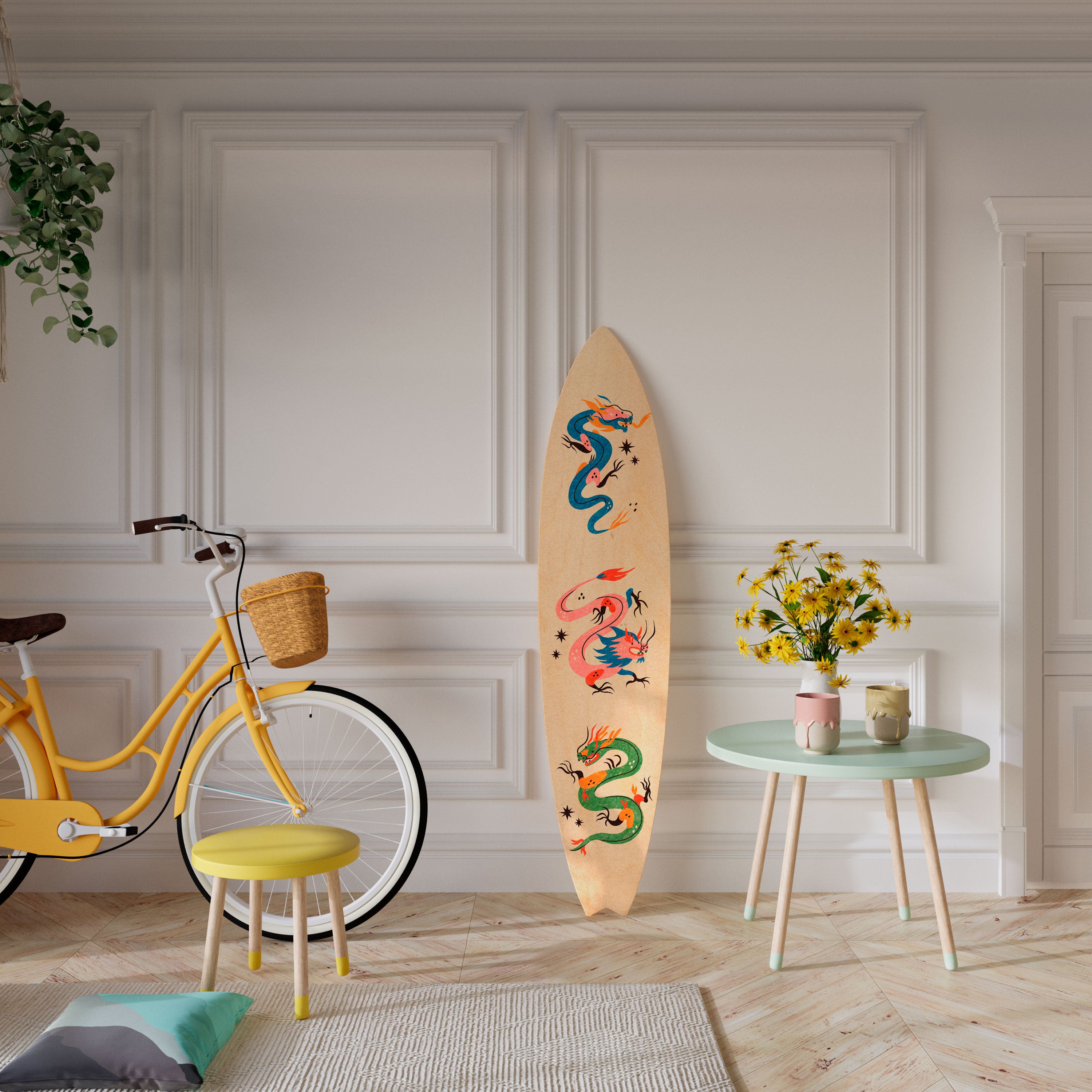 MYTHOLOGICAL CREATURES Deko-Surfboard