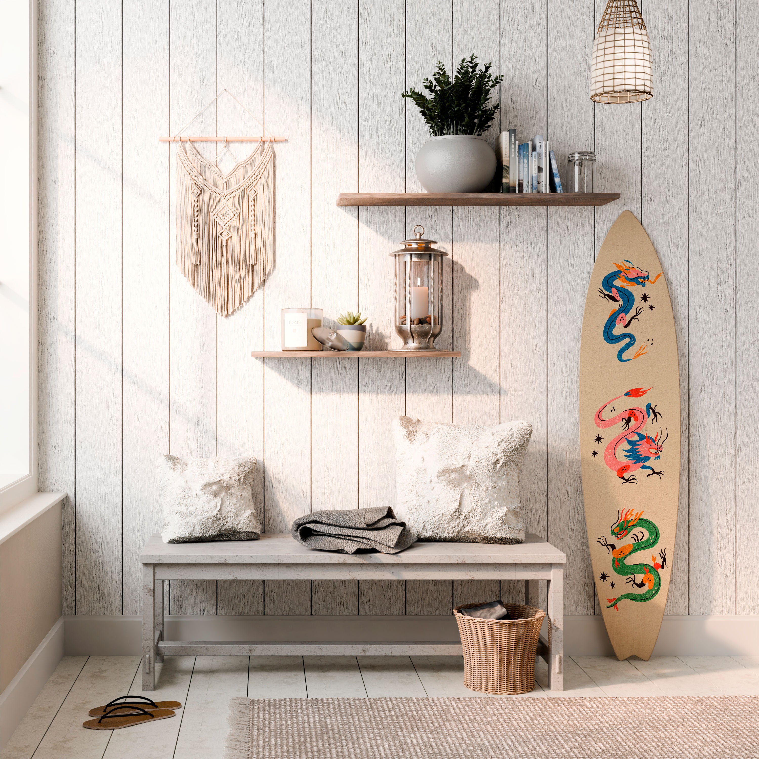 MYTHOLOGICAL CREATURES Deko-Surfboard