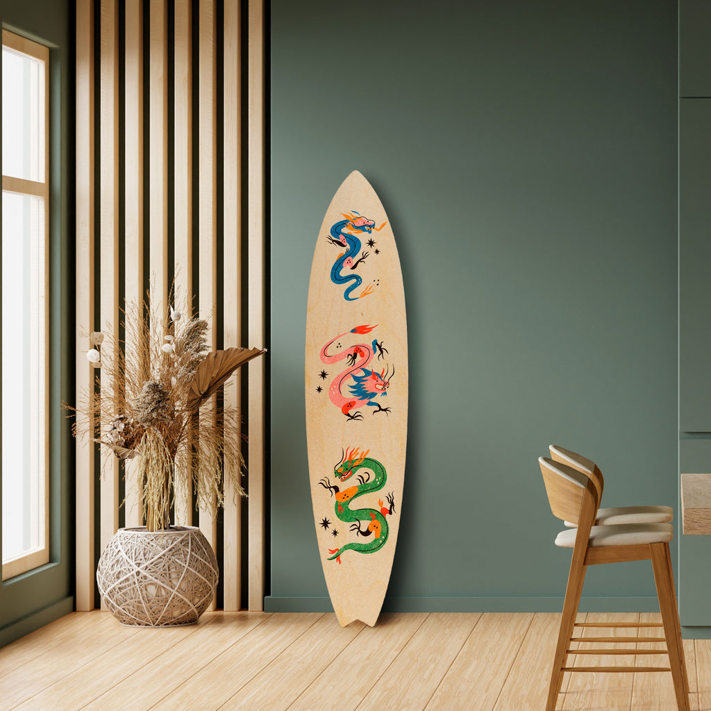 MYTHOLOGICAL CREATURES Deko-Surfboard