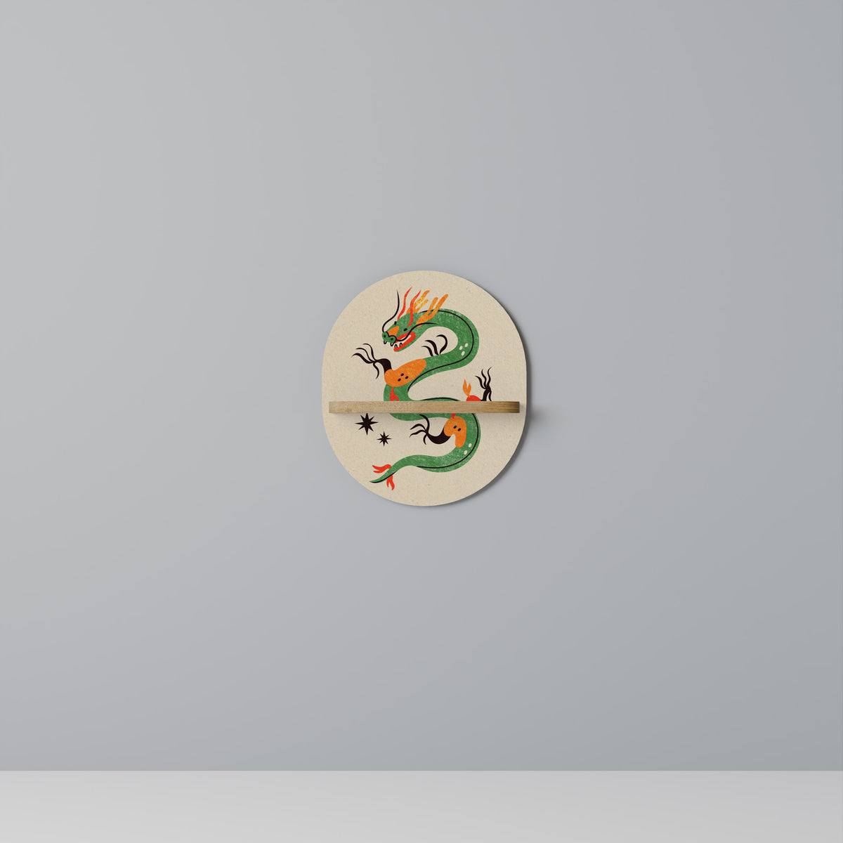 GREEN SKY GUARDIAN Art Shelf
