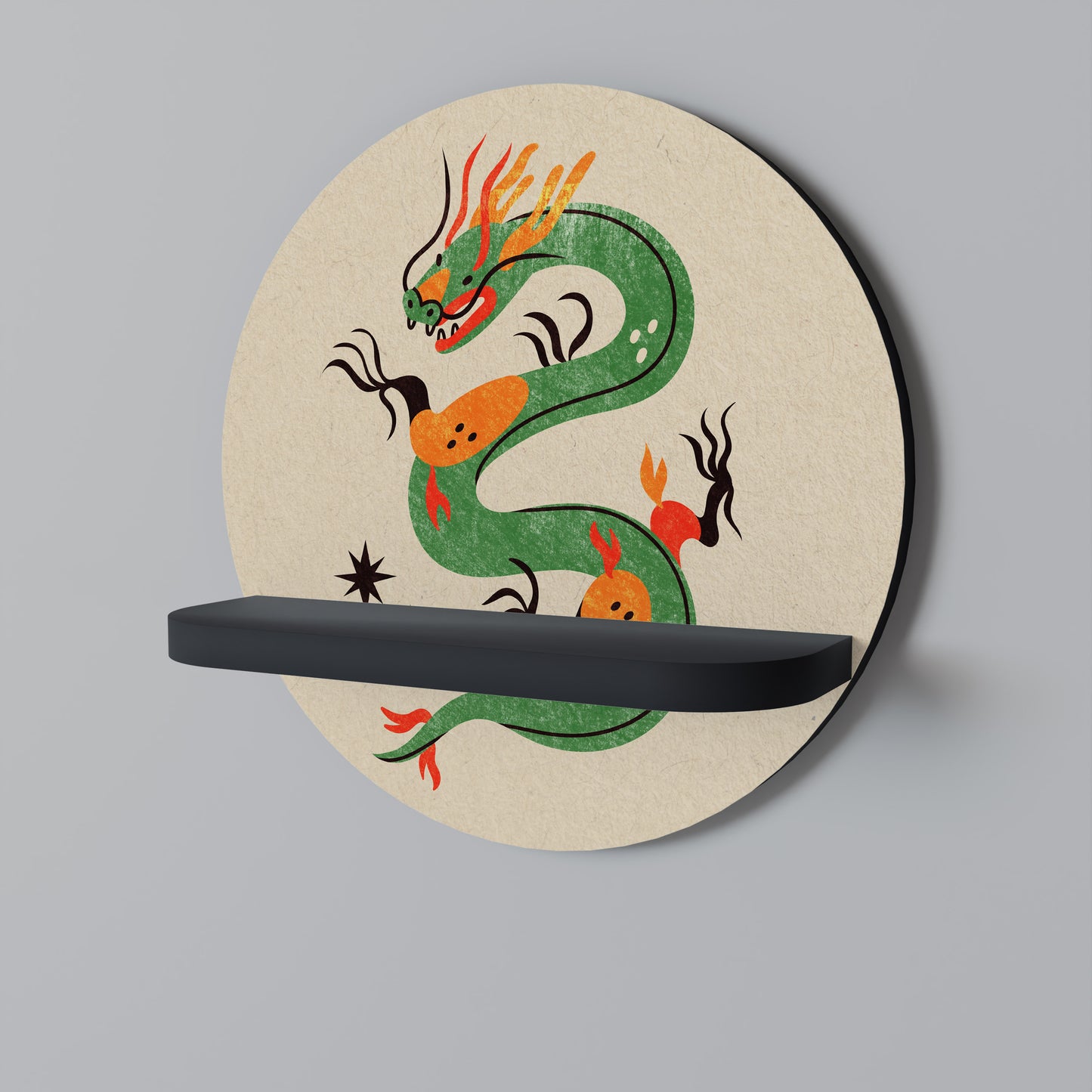 GREEN SKY GUARDIAN Art Shelf