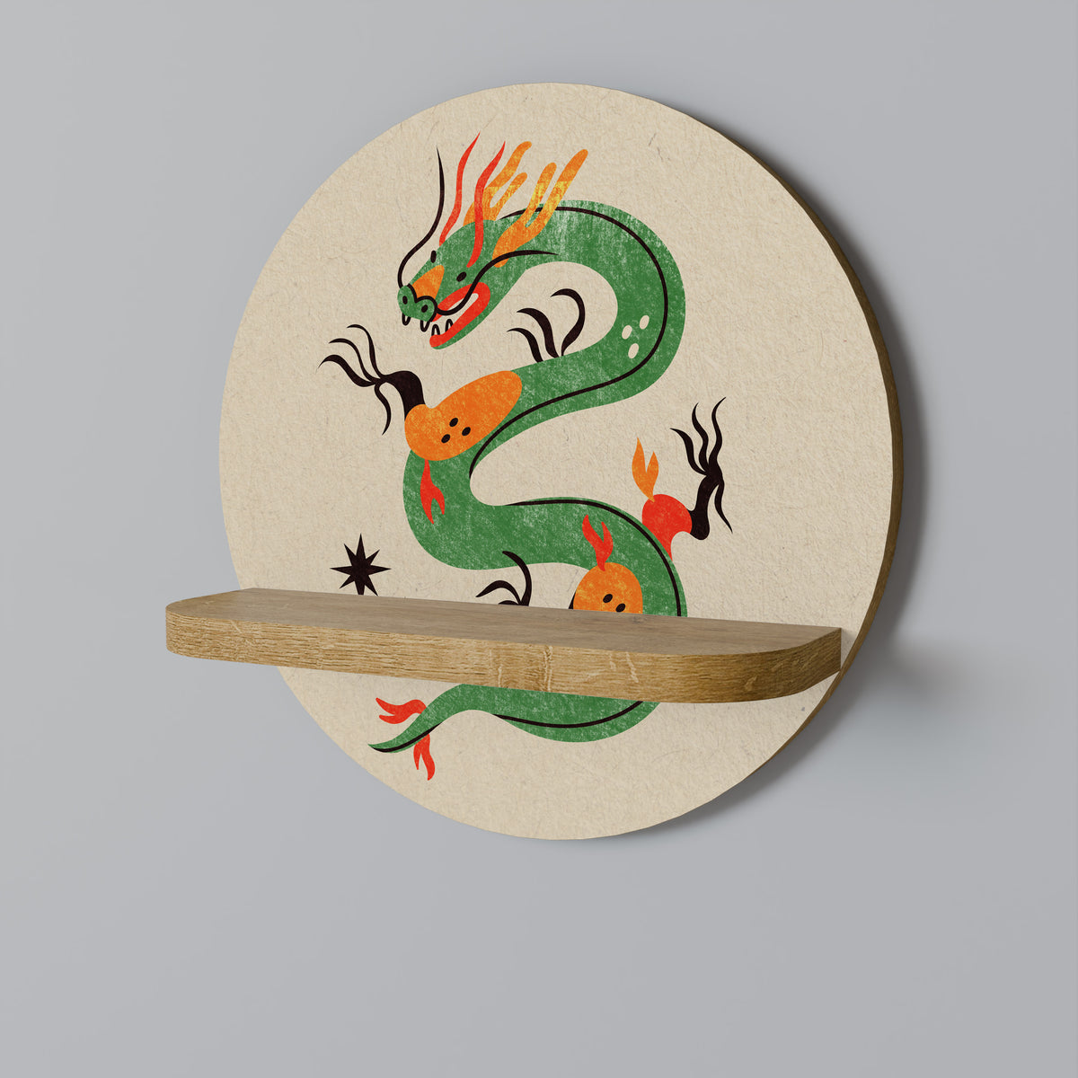 GREEN SKY GUARDIAN Art Shelf