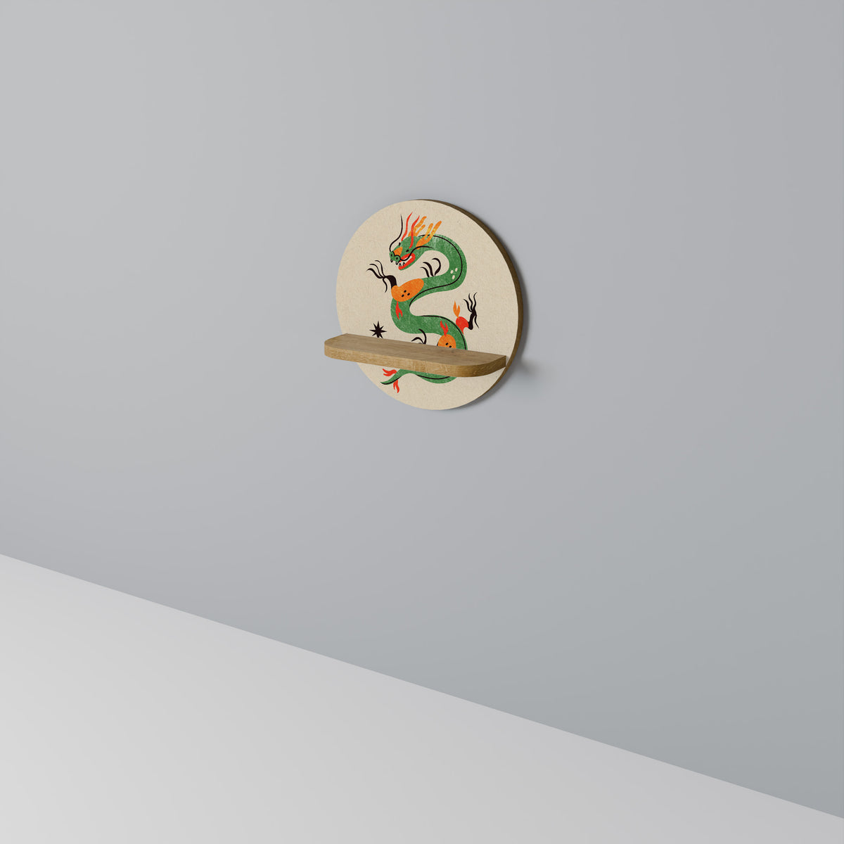 GREEN SKY GUARDIAN Art Shelf