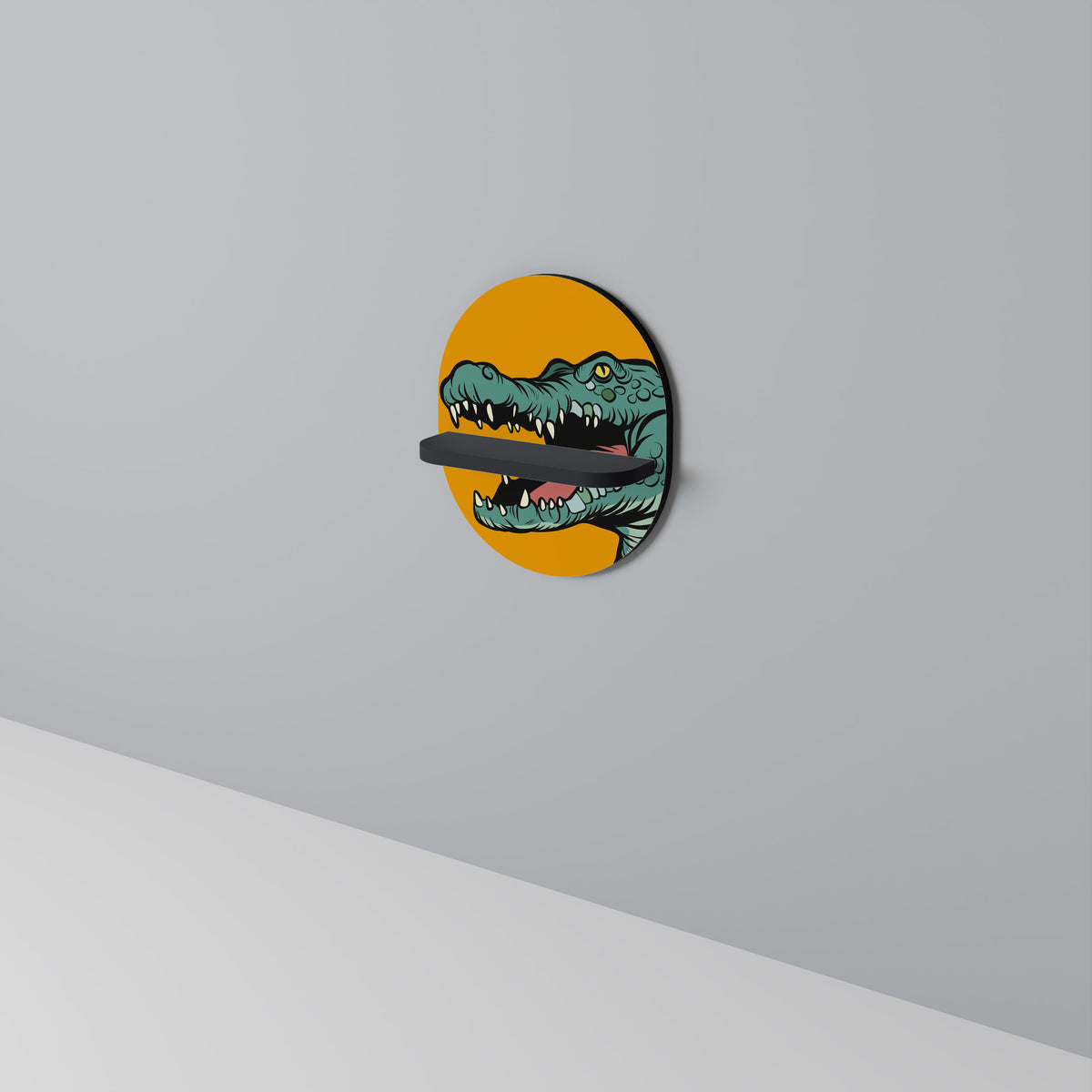 THREATENING GREETING Dekoratives Wandregal