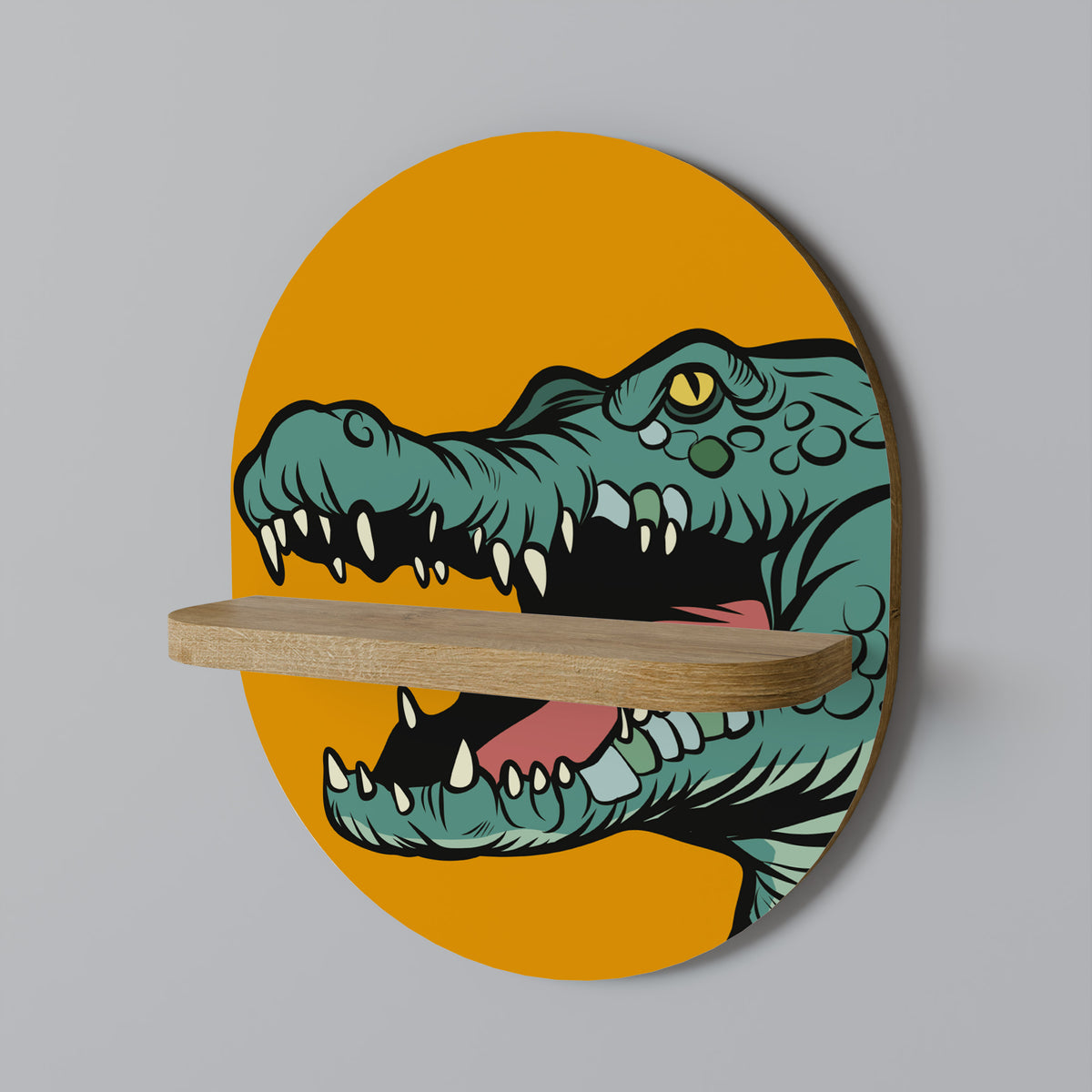 THREATENING GREETING Dekoratives Wandregal