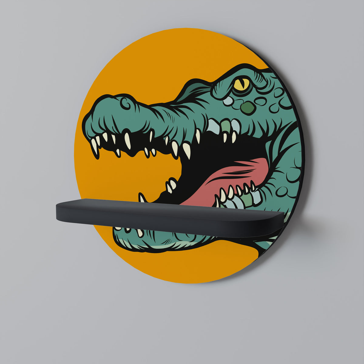 THREATENING GREETING Dekoratives Wandregal