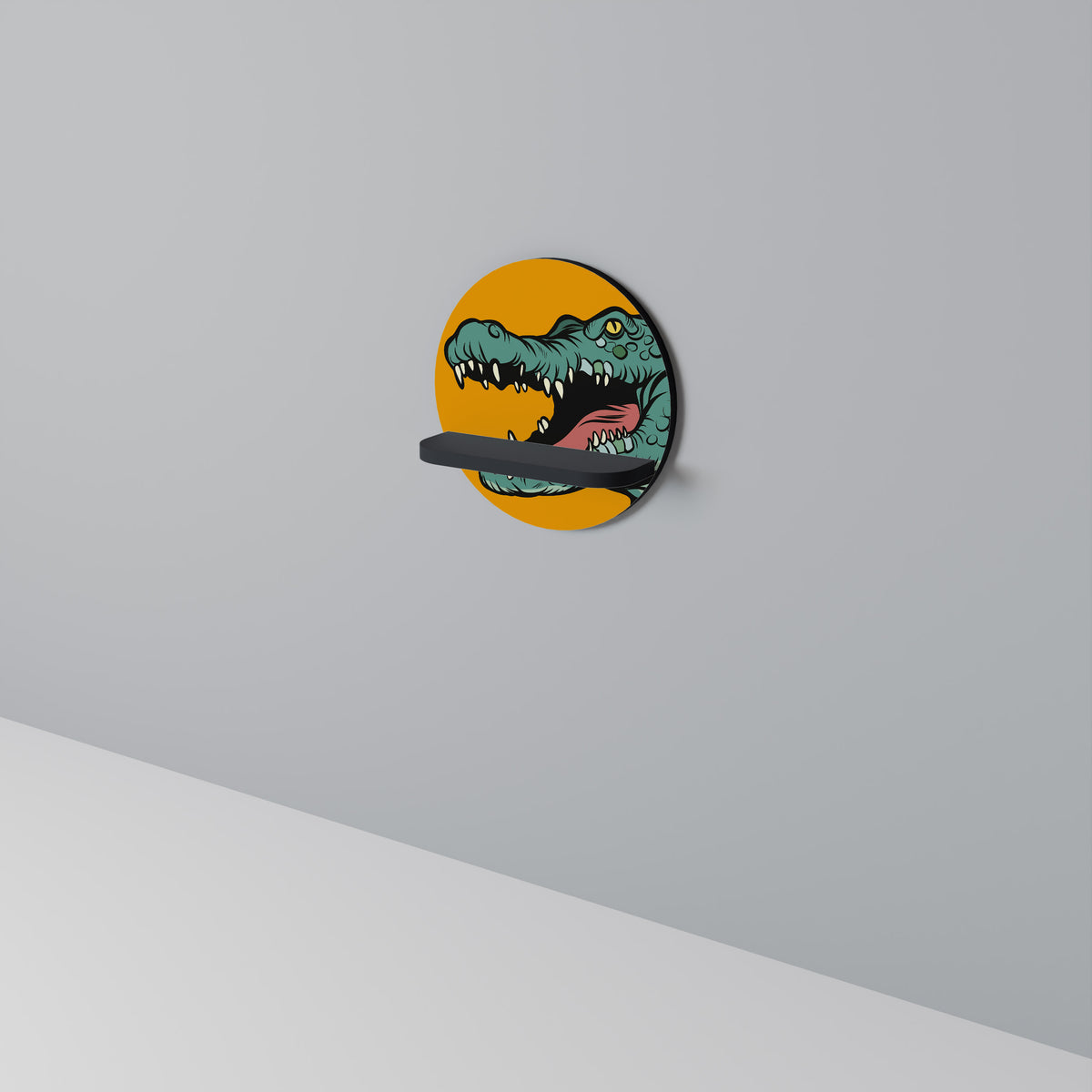 THREATENING GREETING Dekoratives Wandregal