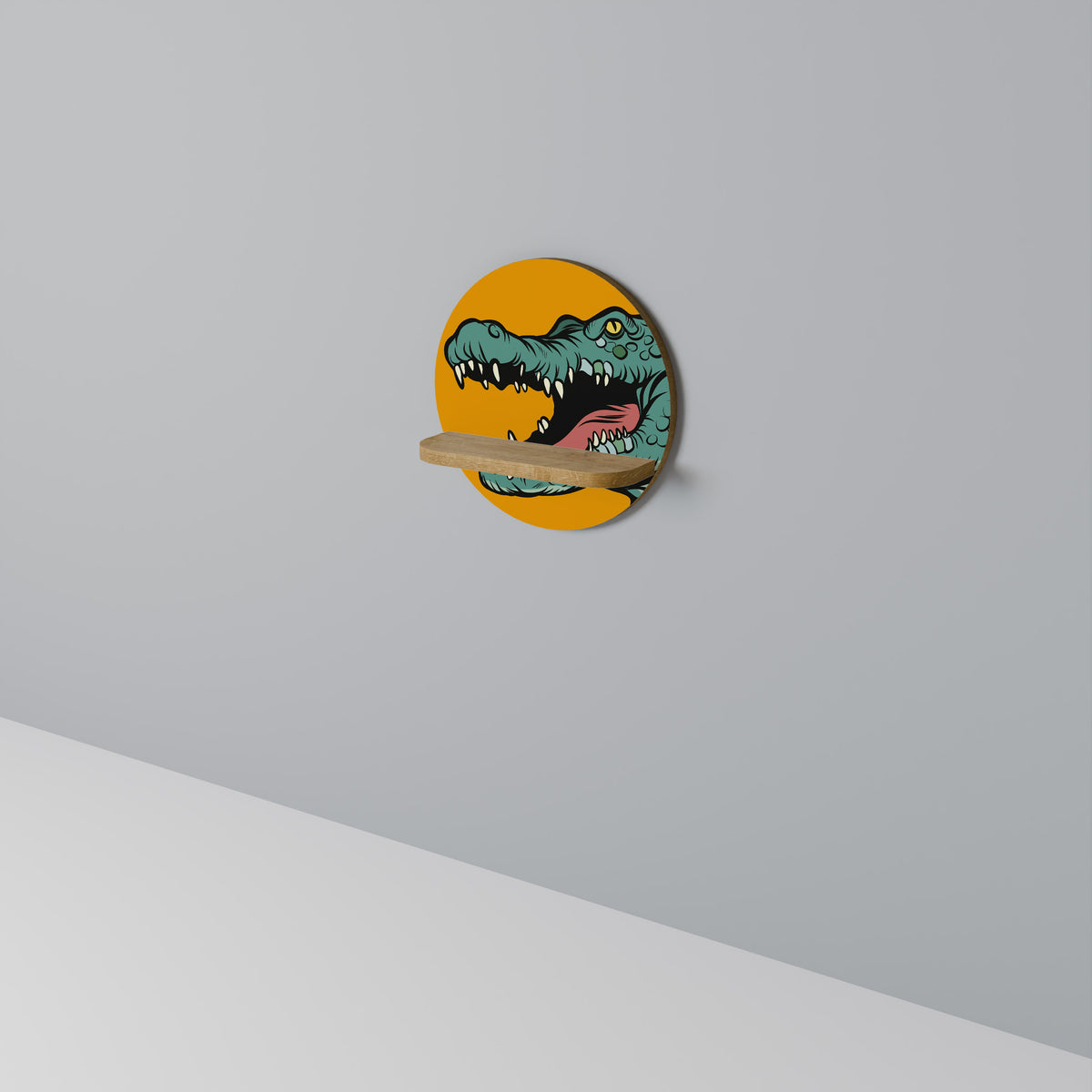 THREATENING GREETING Dekoratives Wandregal