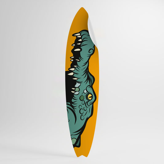THREATENING GREETING Surfboard-Wandsticker