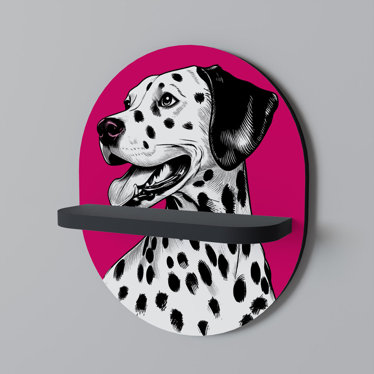 DALMATIAN SMILE Dekoratives Wandregal