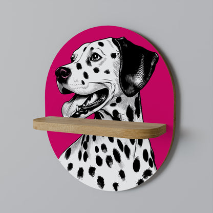 DALMATIAN SMILE Dekoratives Wandregal