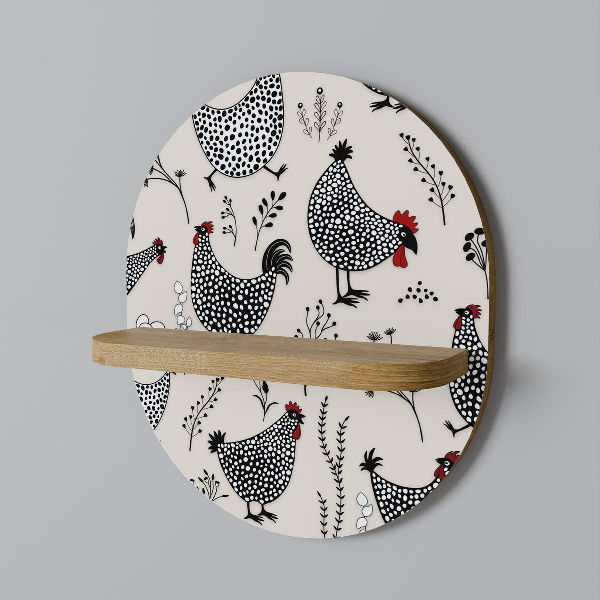HAPPY HENS Dekoratives Wandregal