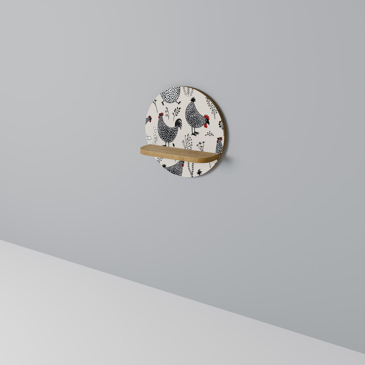 HAPPY HENS Dekoratives Wandregal