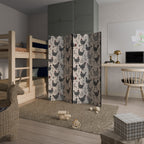 HAPPY HENS Dekorativer Paravent - 4-teilig