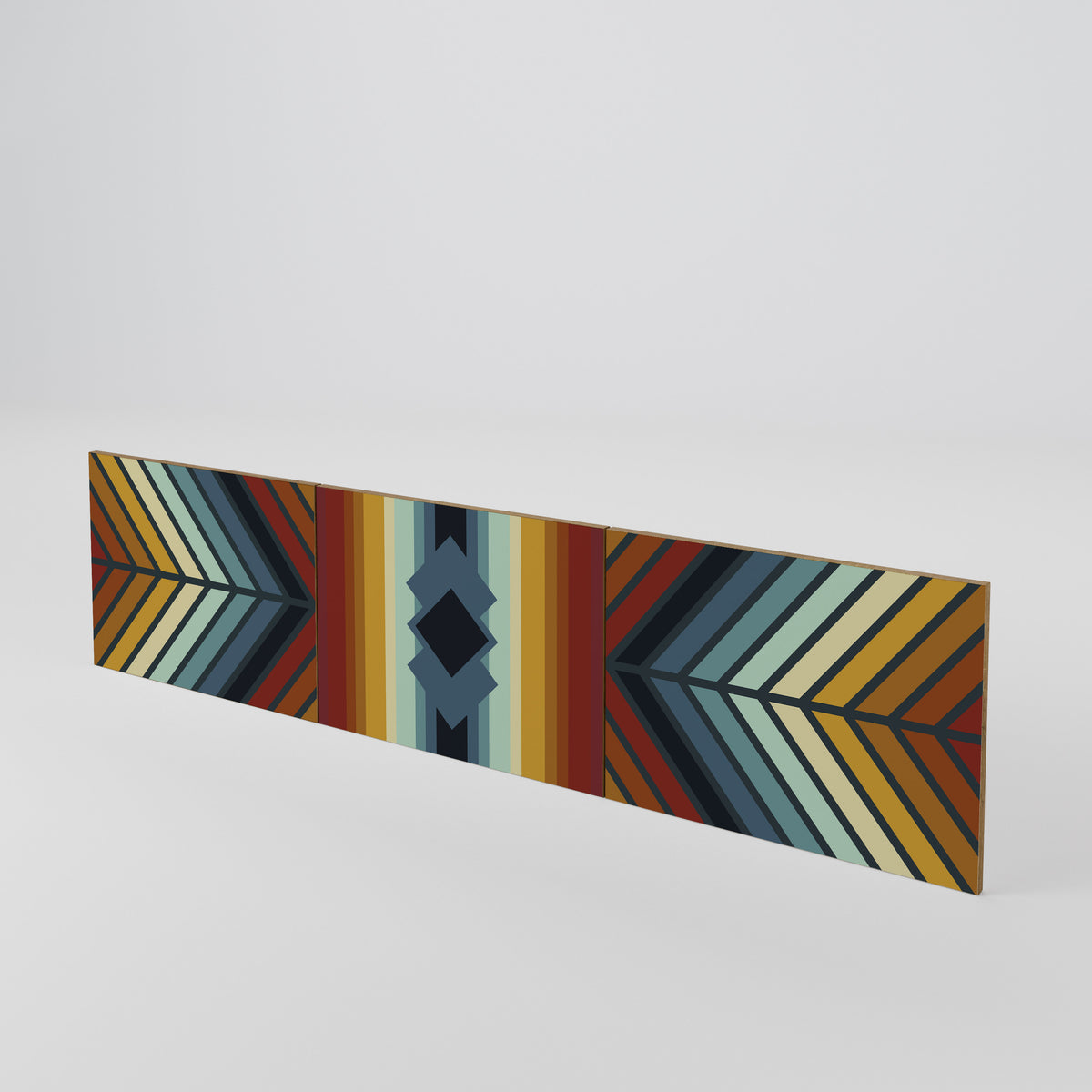 INDIGENOUS ZIGZAG 3-teiliges TV-Lowboard Tür-Set