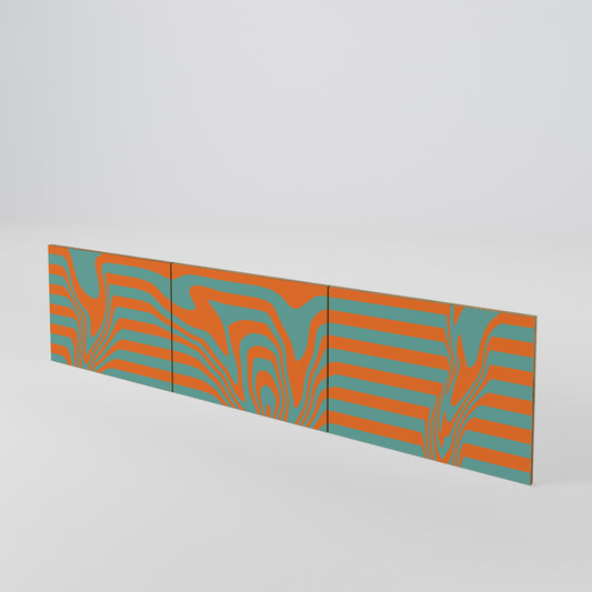 LINE COLLAPSE 3-teiliges TV-Lowboard Tür-Set
