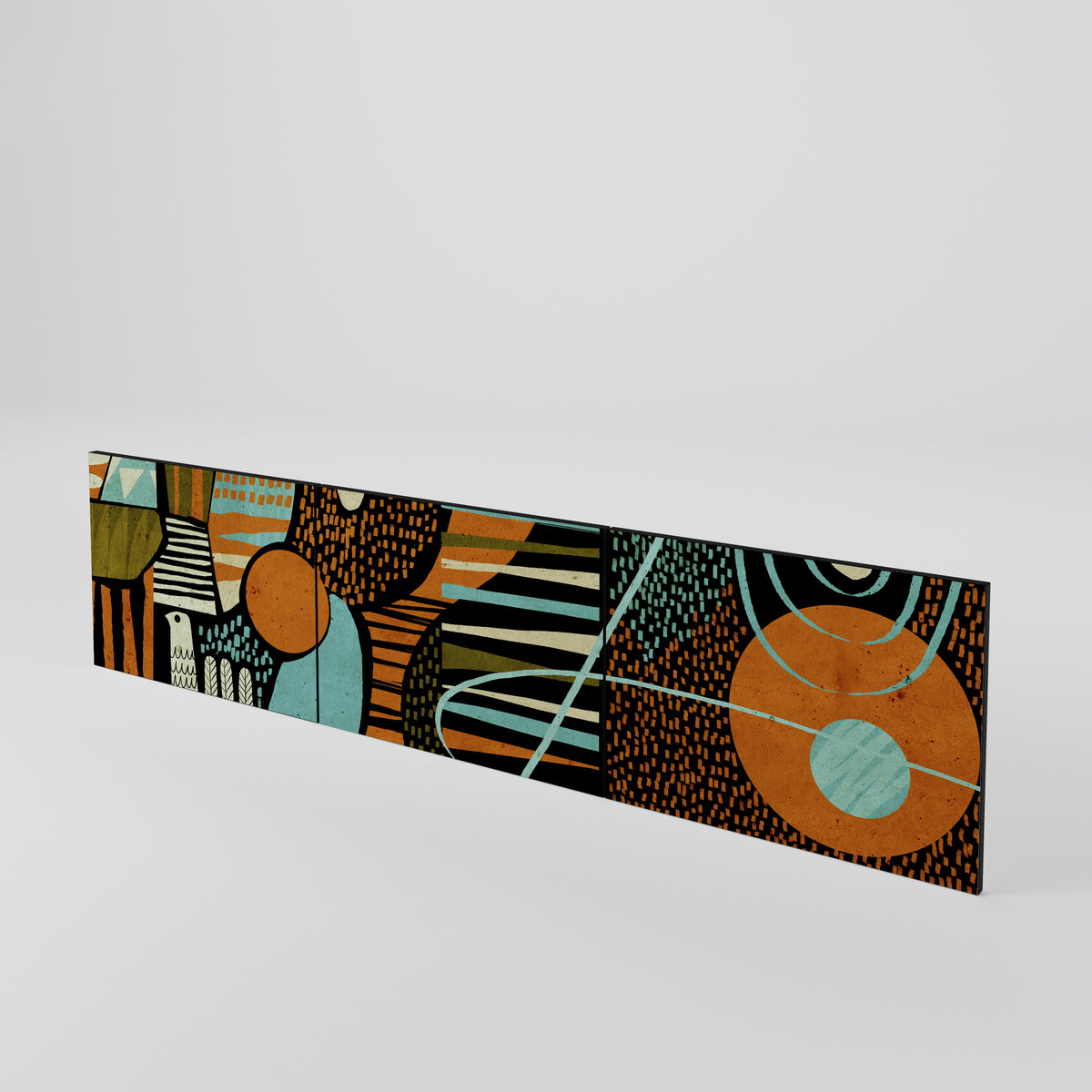 GEODE GLIMMER 3-Piece TV Cabinet Door Set
