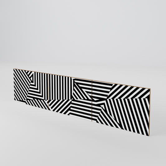 ILLUSIONARY LATTICE 3-teiliges TV-Lowboard Tür-Set