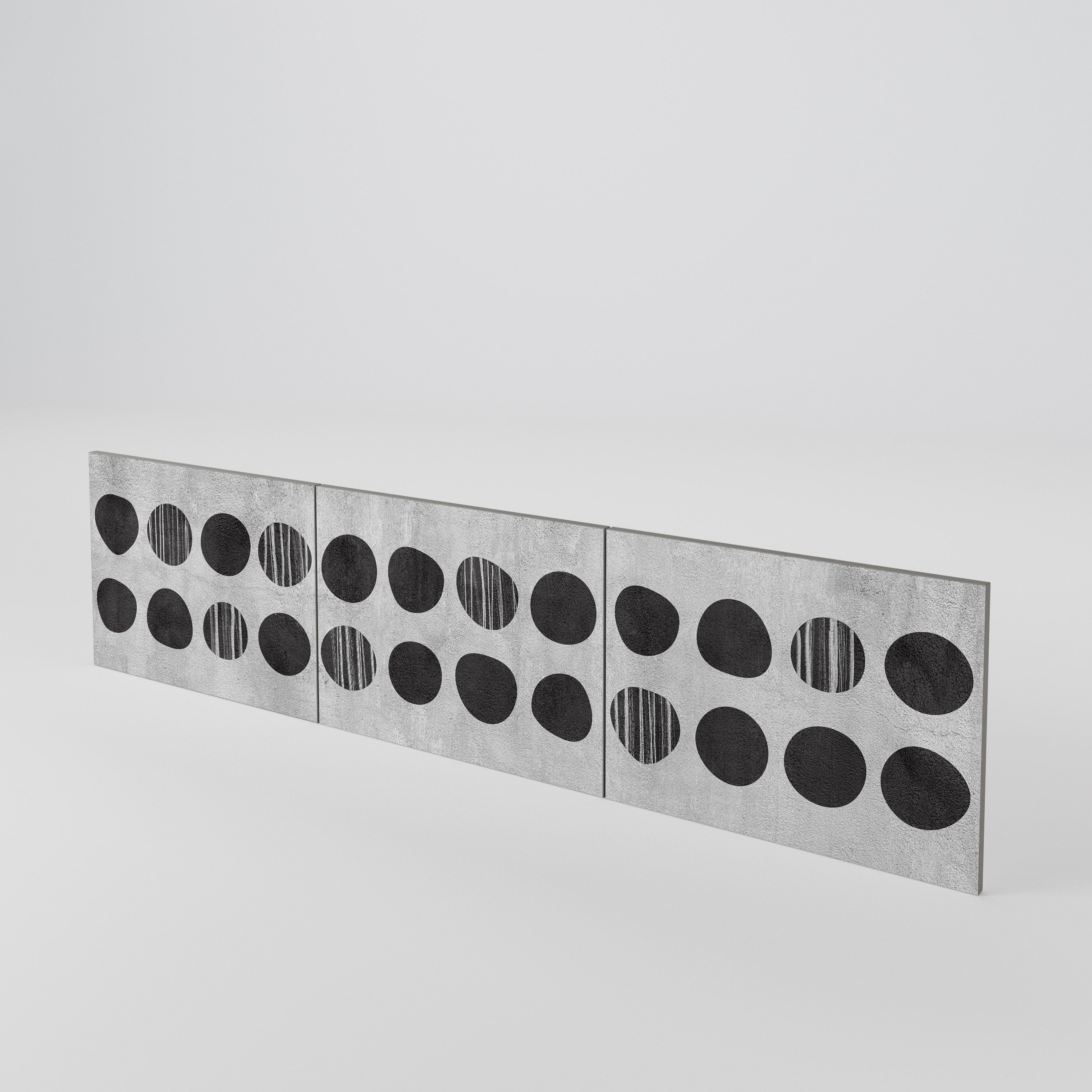 GHOSTLY GRADIENTS 3-teiliges TV-Lowboard Tür-Set