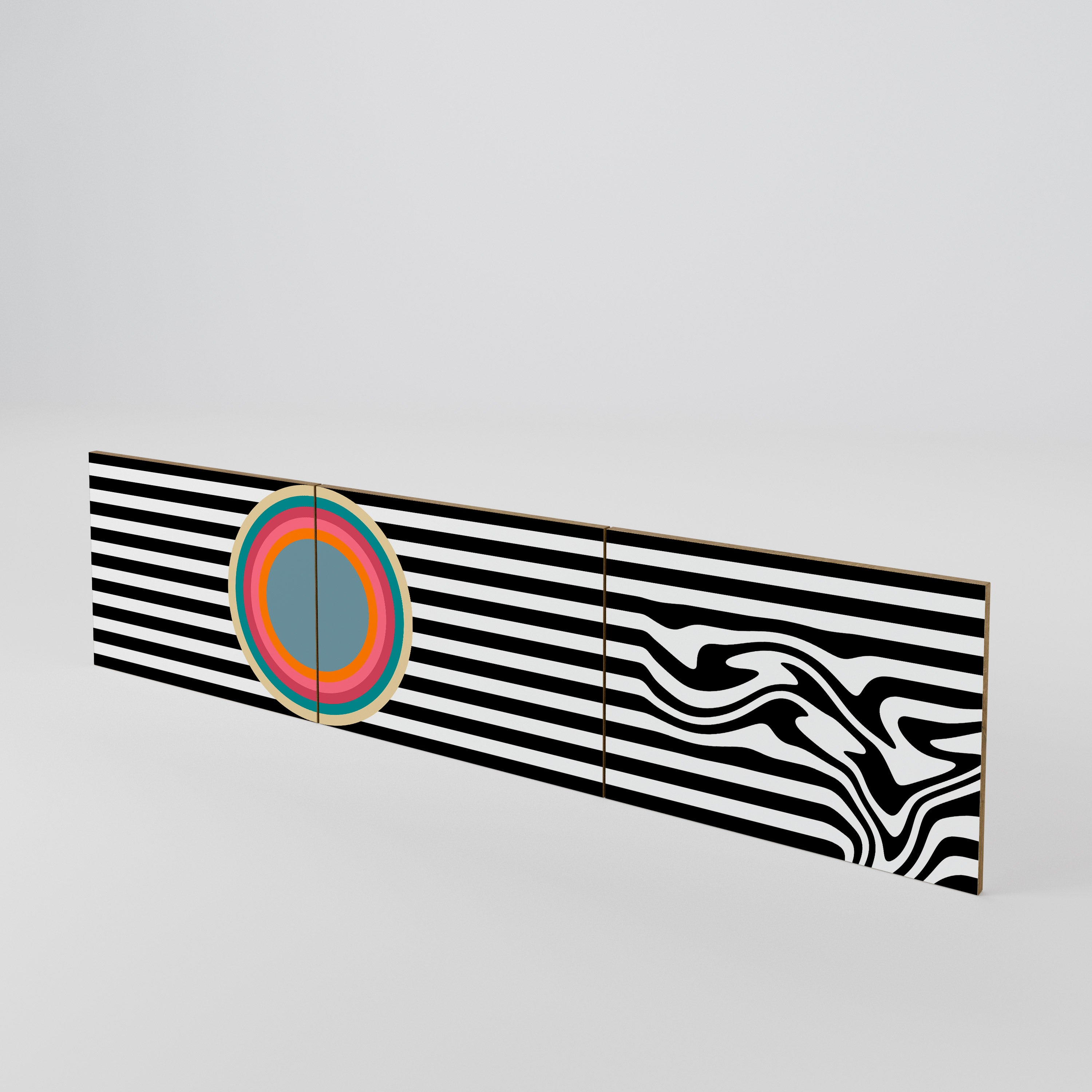 SPECTRA SHOWCASE 3-teiliges TV-Lowboard Tür-Set