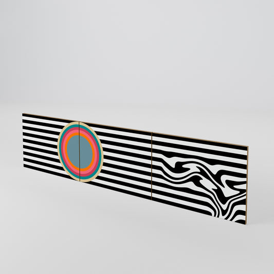 SPECTRA SHOWCASE 3-teiliges TV-Lowboard Tür-Set
