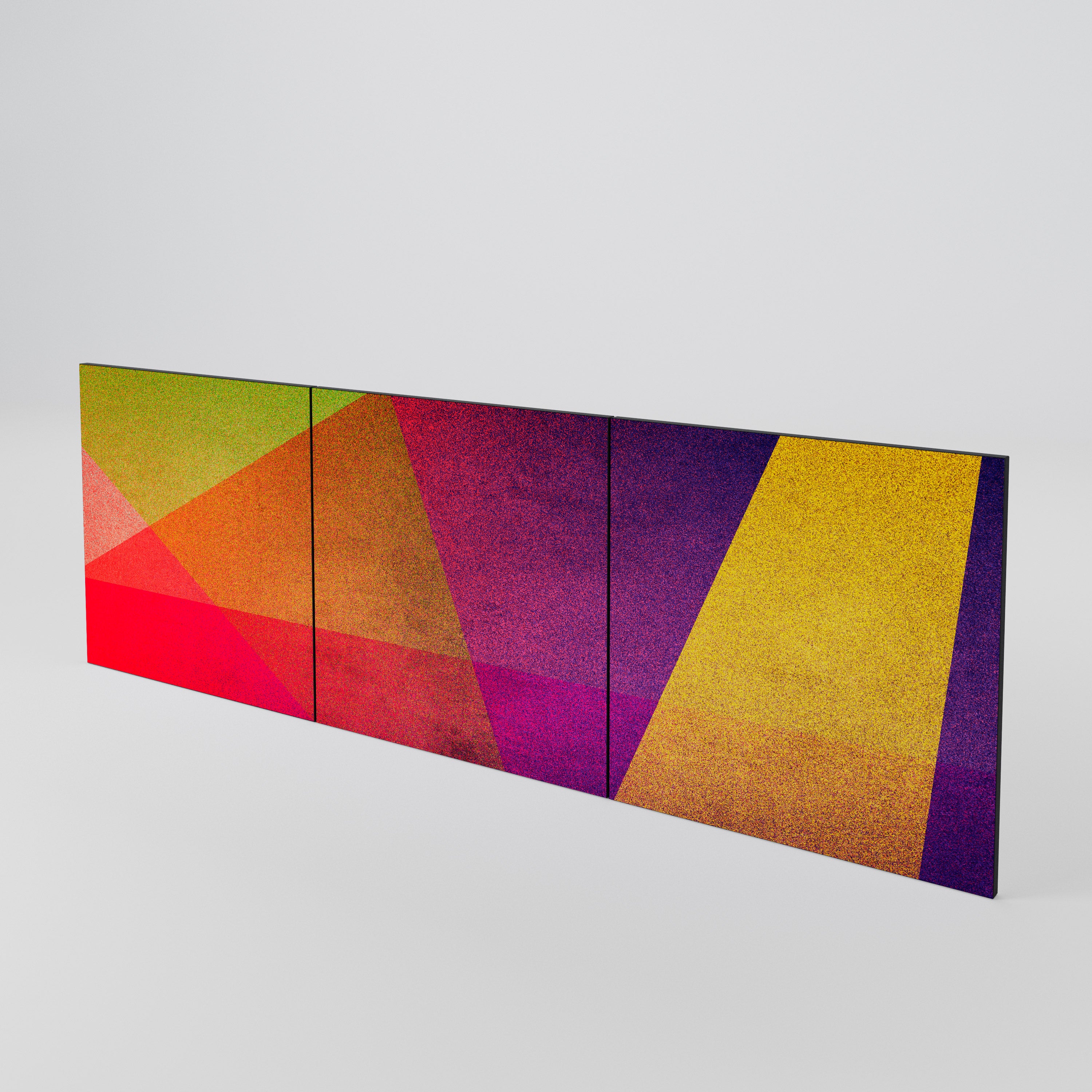 VIVID GEOMETRY 3-Piece Sideboard Door Set