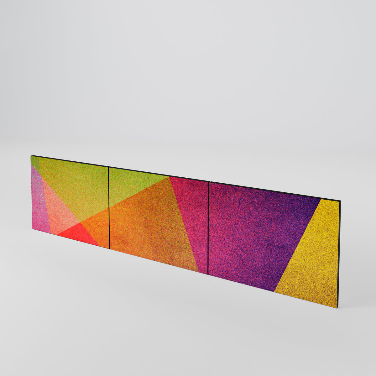 VIVID GEOMETRY 3-teiliges TV-Lowboard Tür-Set
