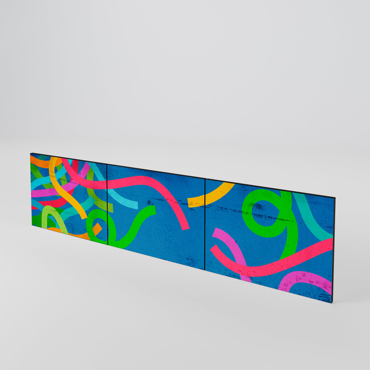STREAMER TANGLE 3-teiliges TV-Lowboard Tür-Set