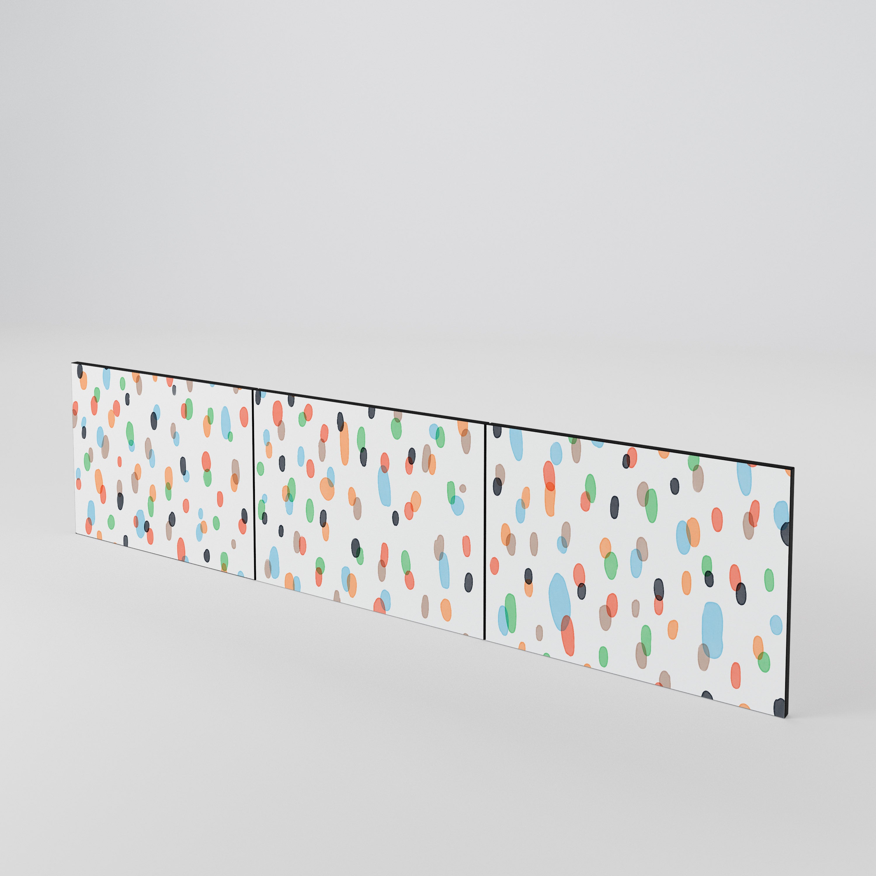 ENERGETIC SPOTS 3-Piece TV Cabinet Door Set