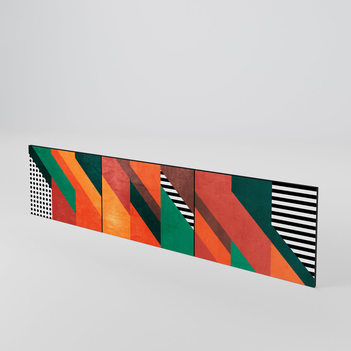 MAKESHIFT ARTISTRY 3-teiliges TV-Lowboard Tür-Set