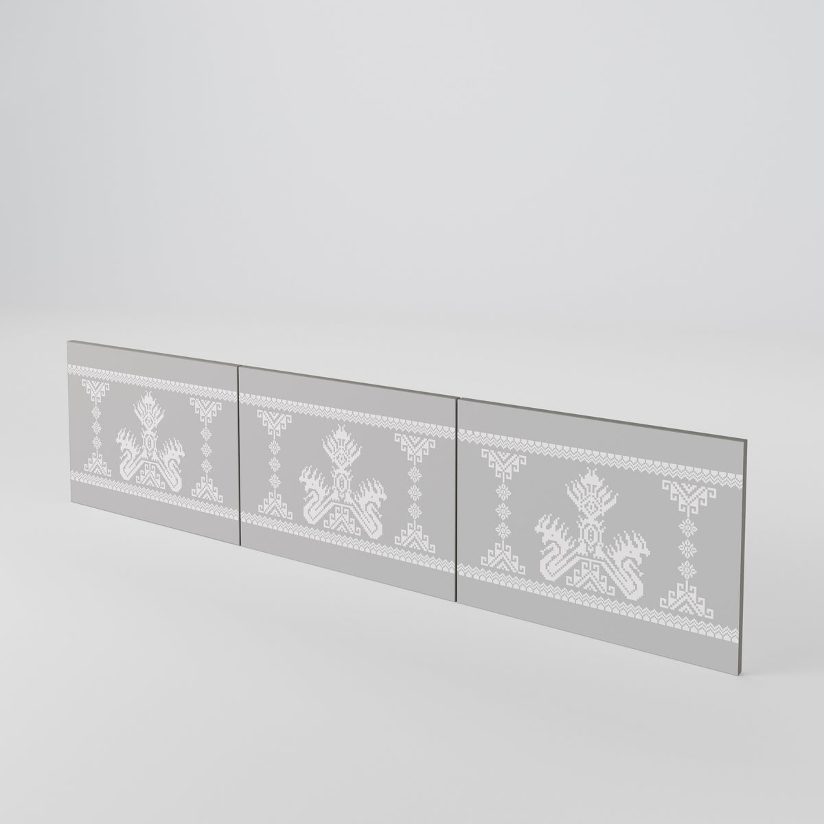THAI GRAY 3-teiliges TV-Lowboard Tür-Set