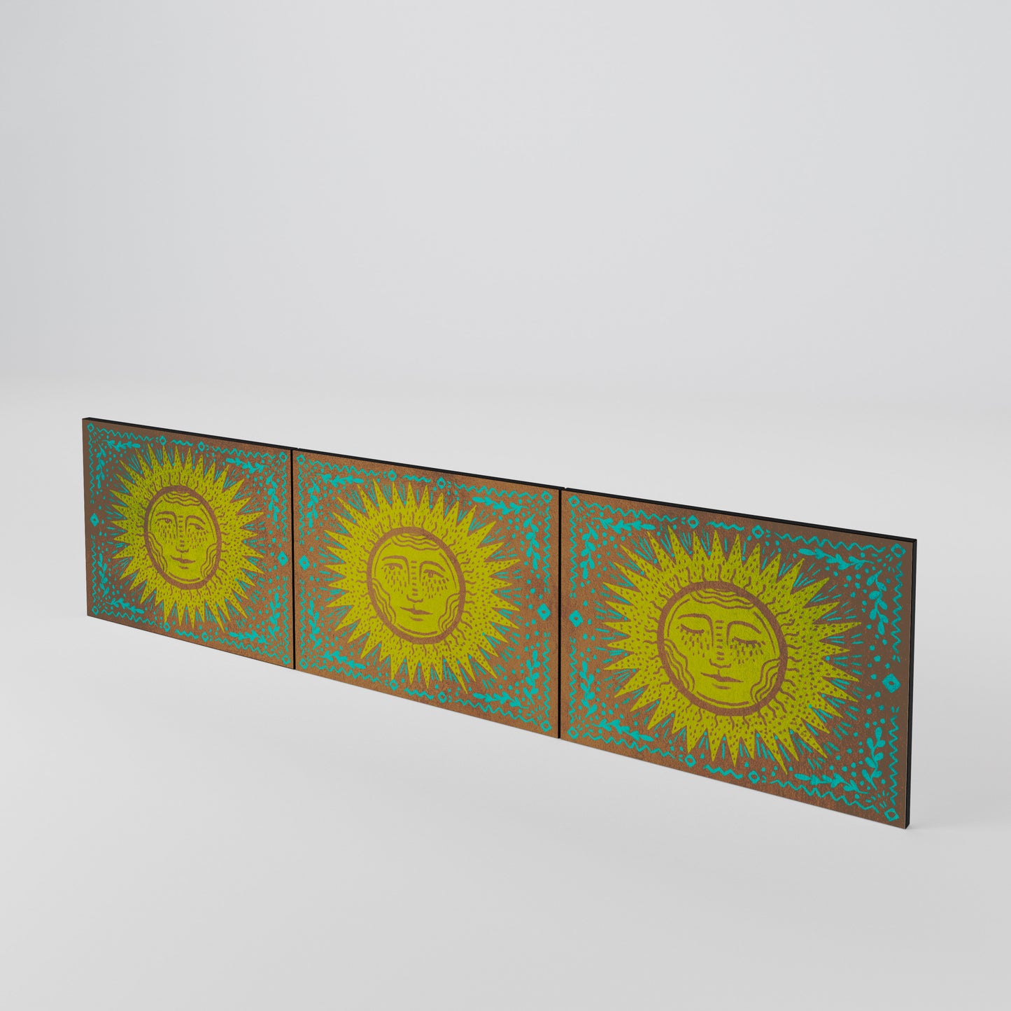SUNSHINE EULOGY 3-teiliges TV-Lowboard Tür-Set