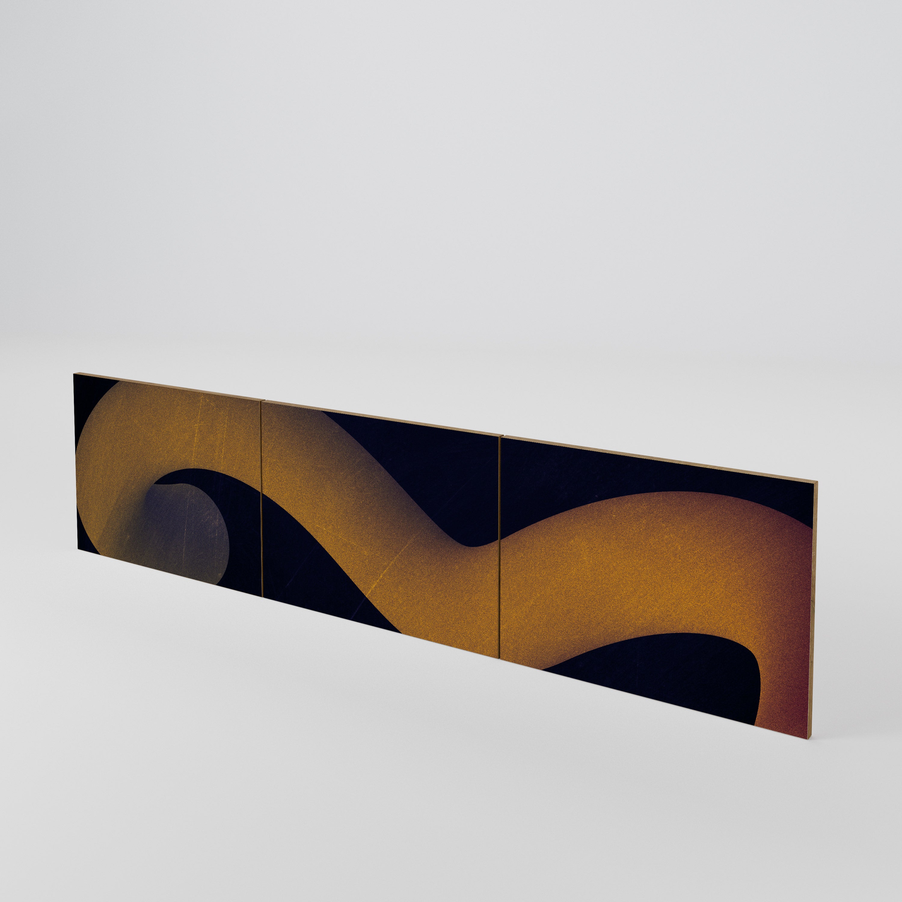 HOLLOW TIME 3-teiliges TV-Lowboard Tür-Set