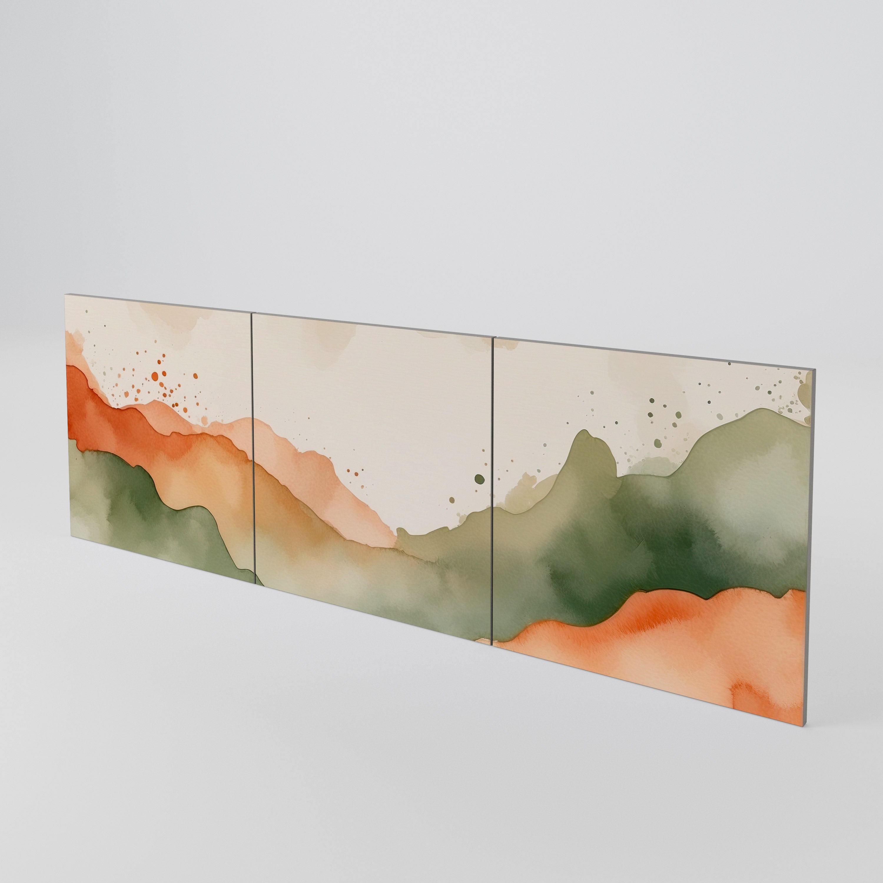 WATERCOLOUR PEAKS 3-Piece Sideboard Door Set