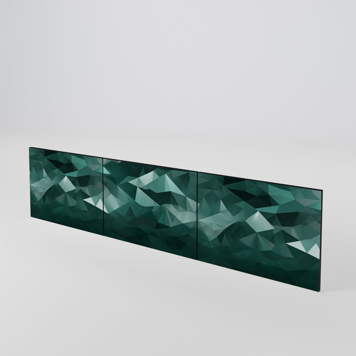 POLYGONAL FLOATING 3-teiliges TV-Lowboard Tür-Set