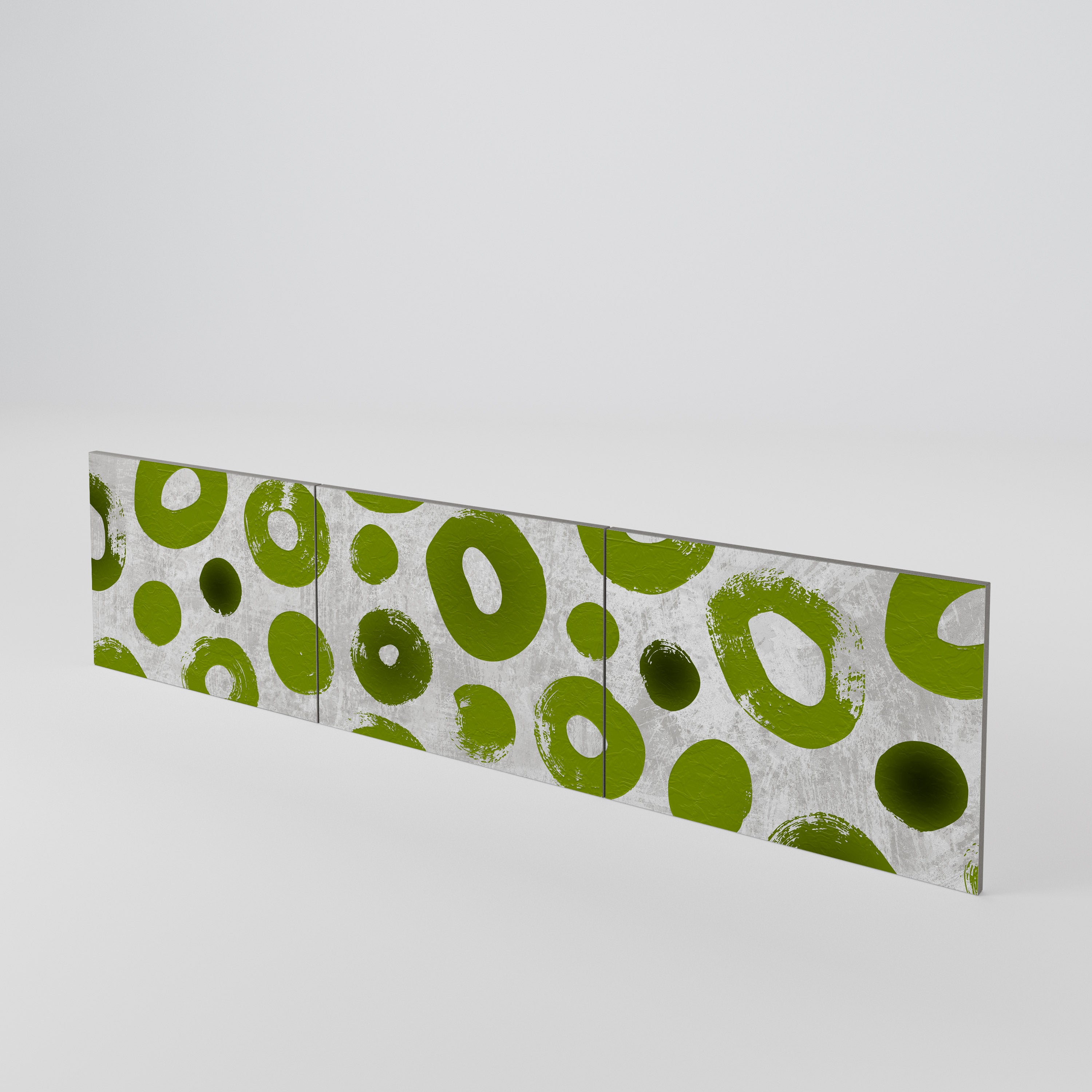 GREEN RHAPSODY 3-Piece TV Cabinet Door Set