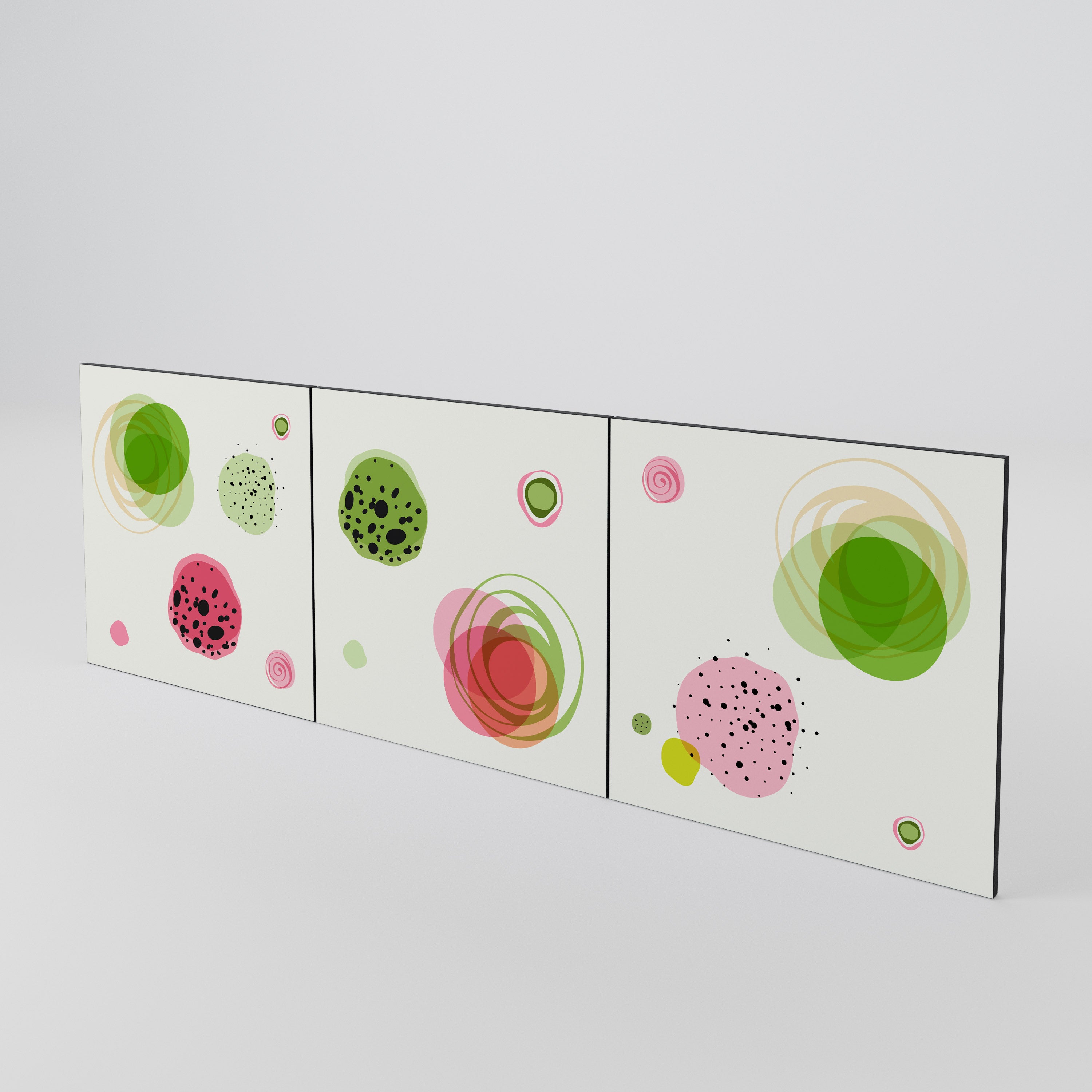 COLORFUL COSMOS 3-Piece Sideboard Door Set